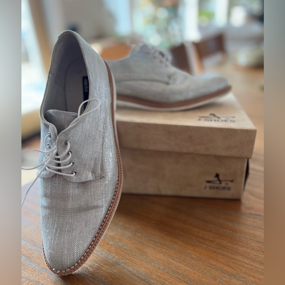 Miista Silver Metallic Oxford Shoes - Picture 4 of 9